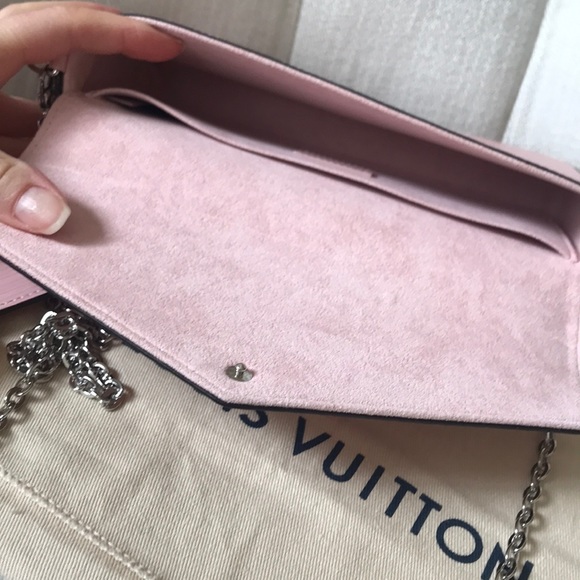 •Louis Vuitton• epi Pochette Felicie Rose Ball.. - Picture 5 of 8